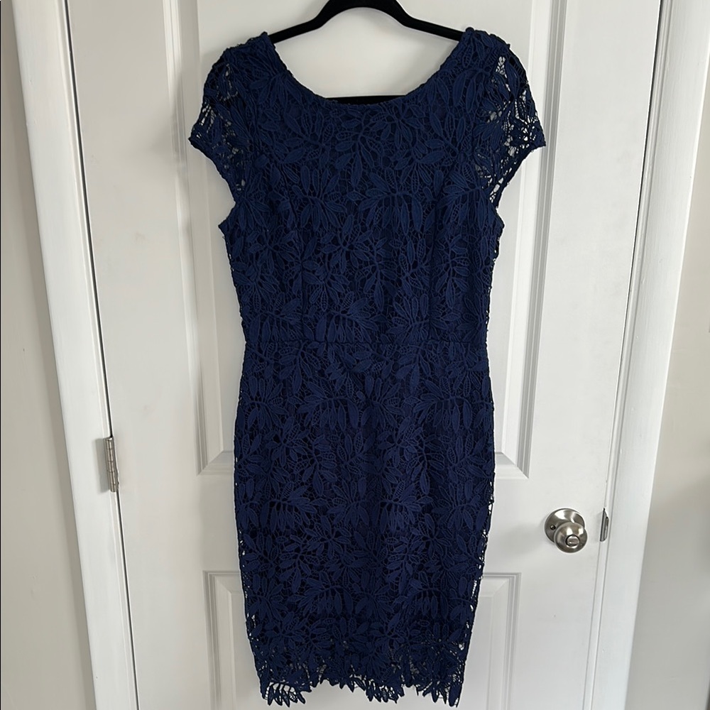 Lulu’s Navy Lace Dress
